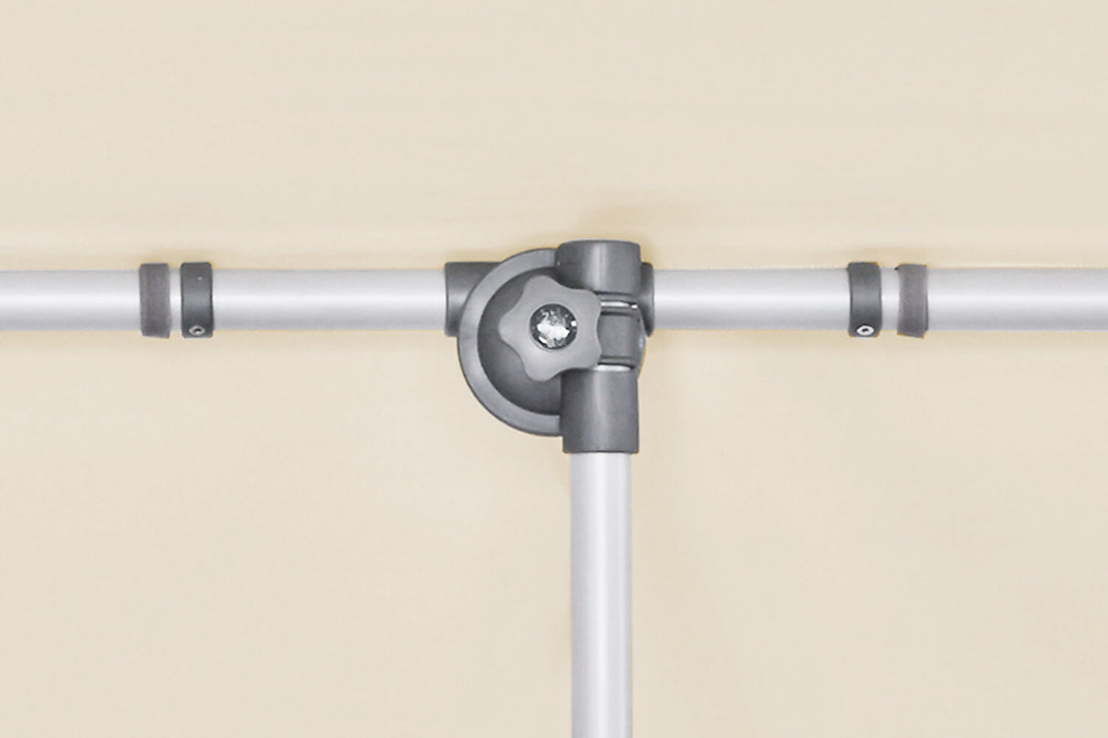 Flex Roof ensfarvet parasol 195 x 140 cm