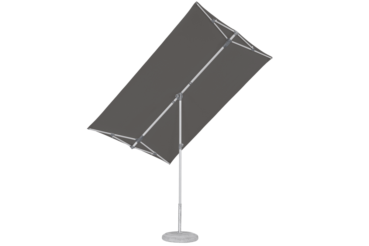 Flex Roof ensfarvet parasol 195 x 140 cm
