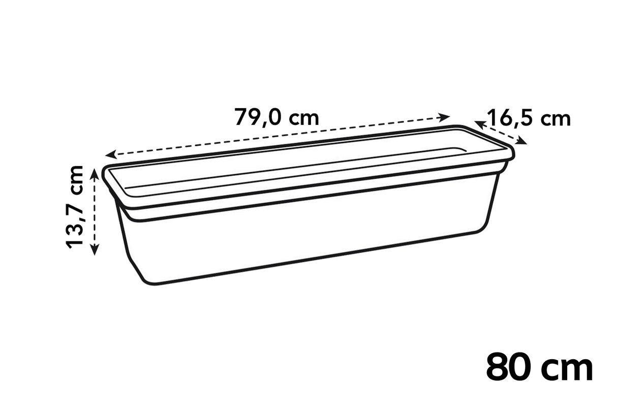 Plastik indsats til altankasser