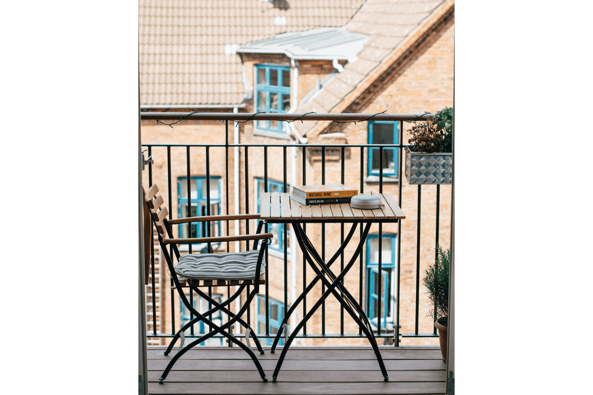 Josefine teak klapbord 70 x 70 cm