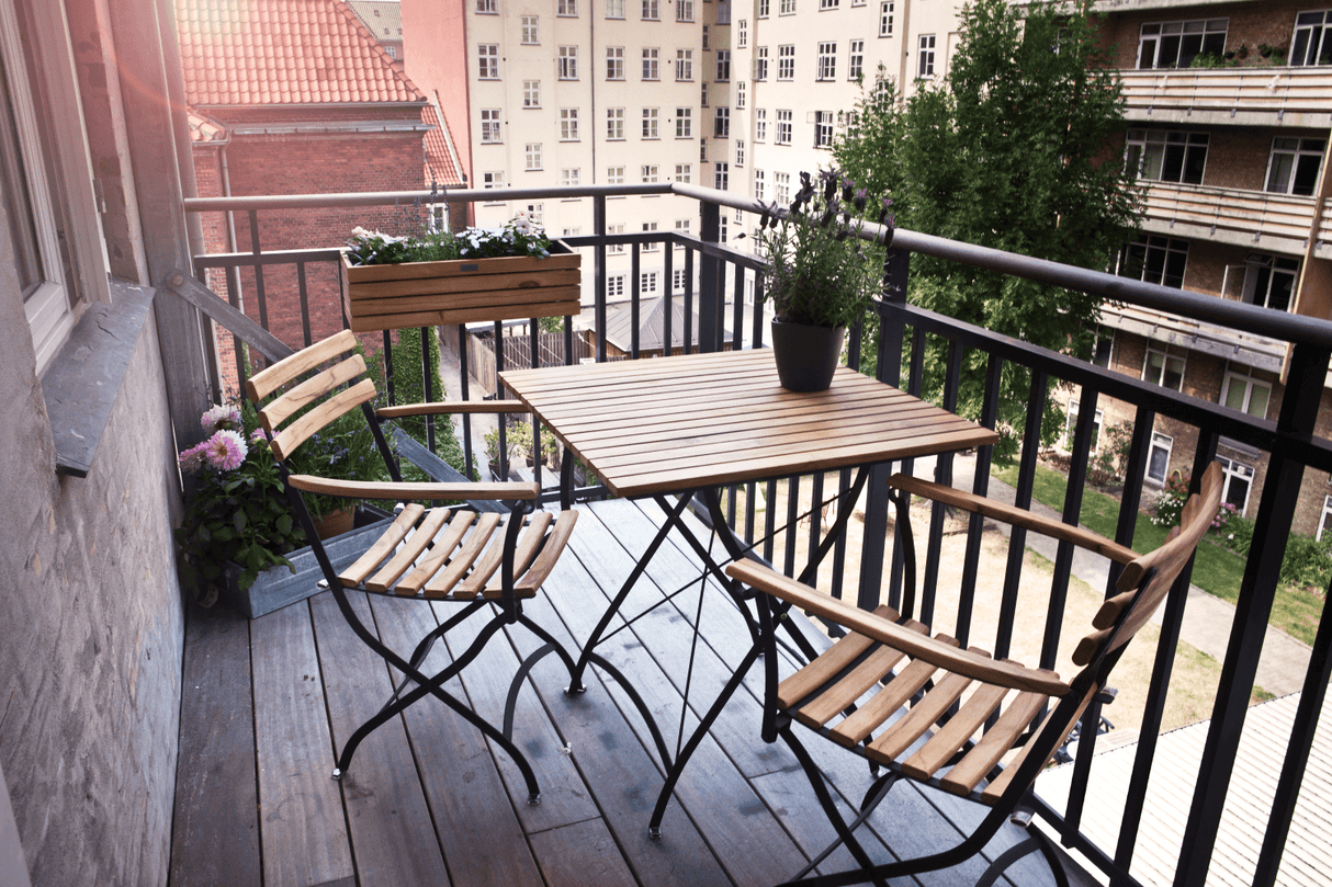 Josefine teak klapbord 70 x 70 cm