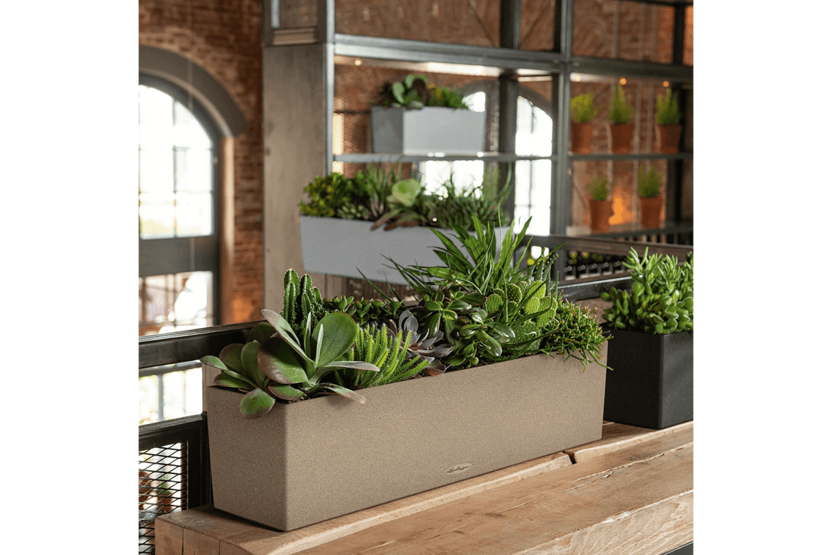 Stone altankasse med selvvanding 80 cm