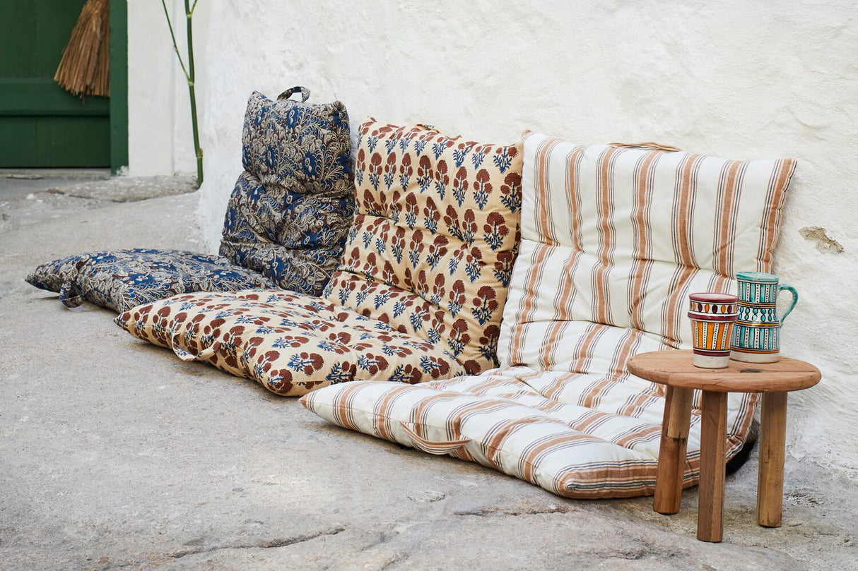 Bolster stribet madras 60 x 100 cm