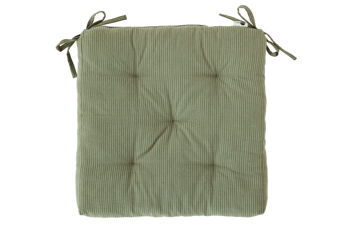 Nålestribet siddehynde 45 x 45 cm