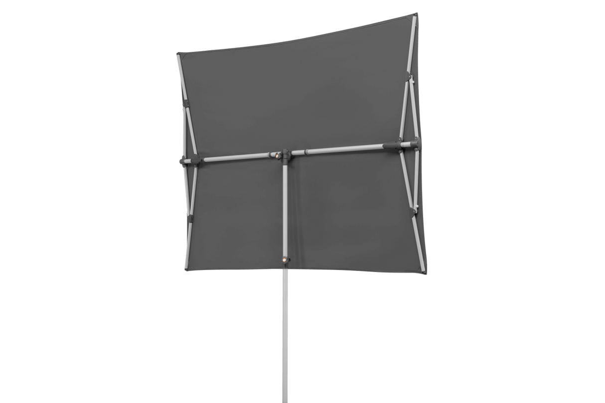 Novara ensfarvet parasol 190 x 140 cm