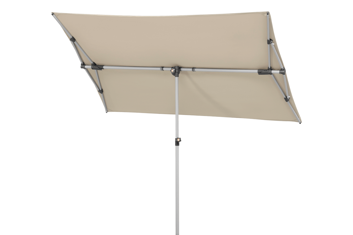 Novara ensfarvet parasol 190 x 140 cm