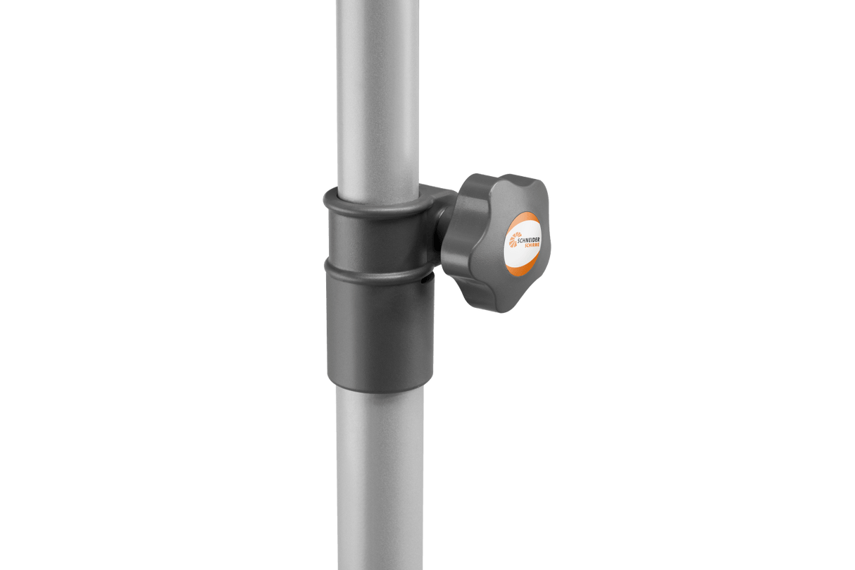 Novara ensfarvet parasol 190 x 140 cm