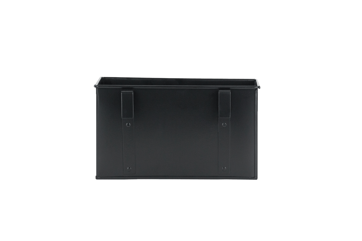 Rebekka sort plantekasse til gitter 30 x 19 cm