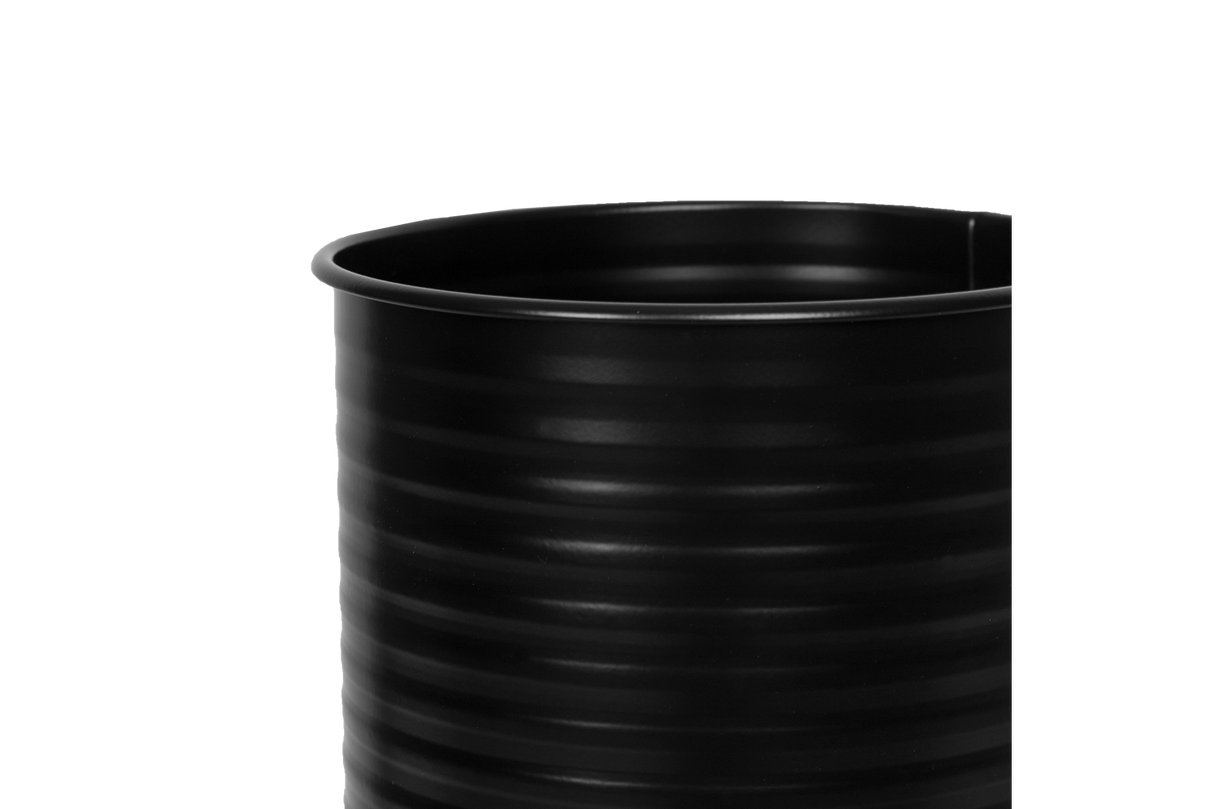 Rut Rillo sort plantekasse til gitter Ø14 / Ø17 cm