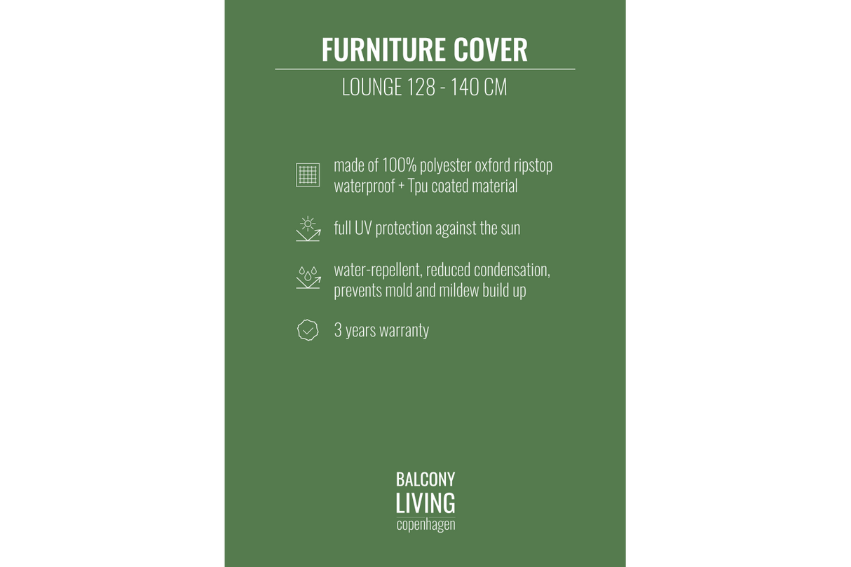 Solid møbelovertræk 142 x 75 x 75 cm