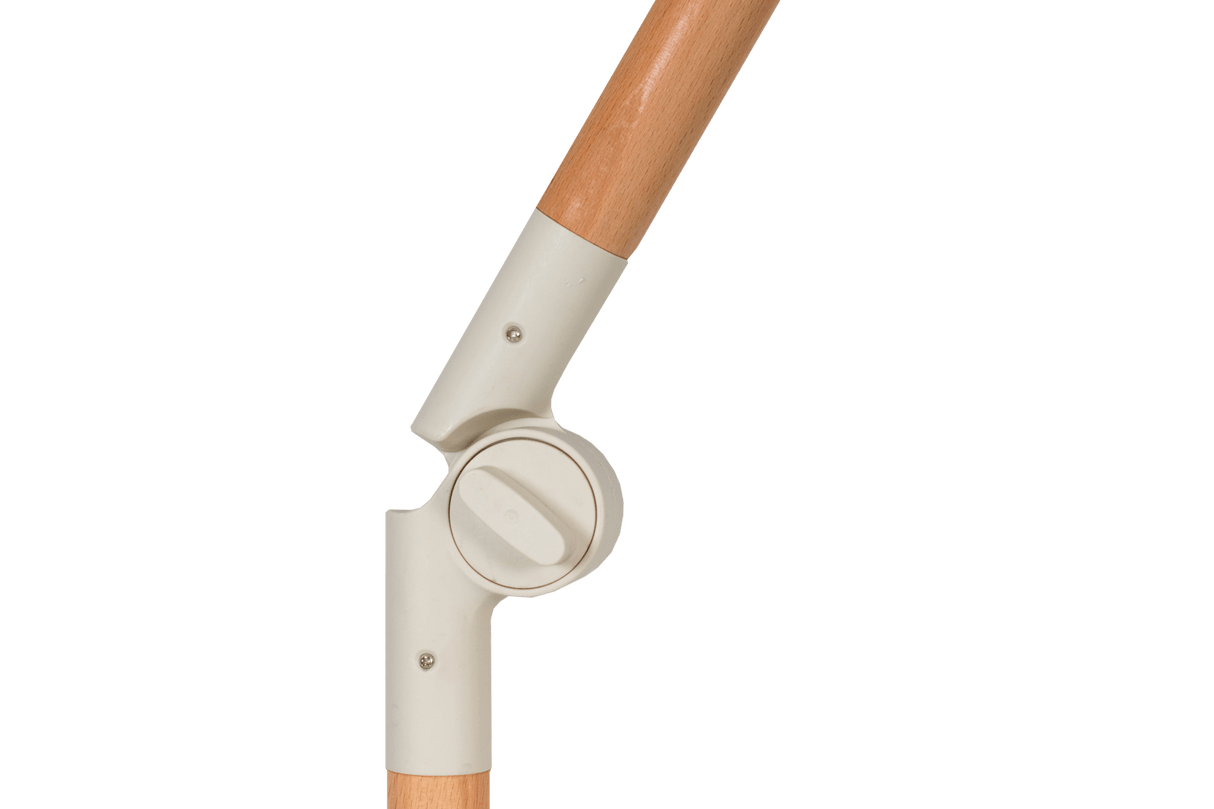 Stine stribet parasol med knæk Ø155 / Ø160 cm