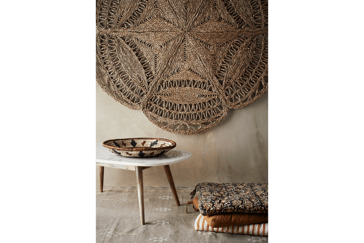 Honey stribet siddehynde 45 x 45 cm