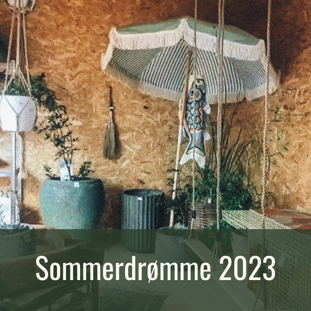 Sally parasol og Rodine bambusskærm er med i Sommerdrømme 2023