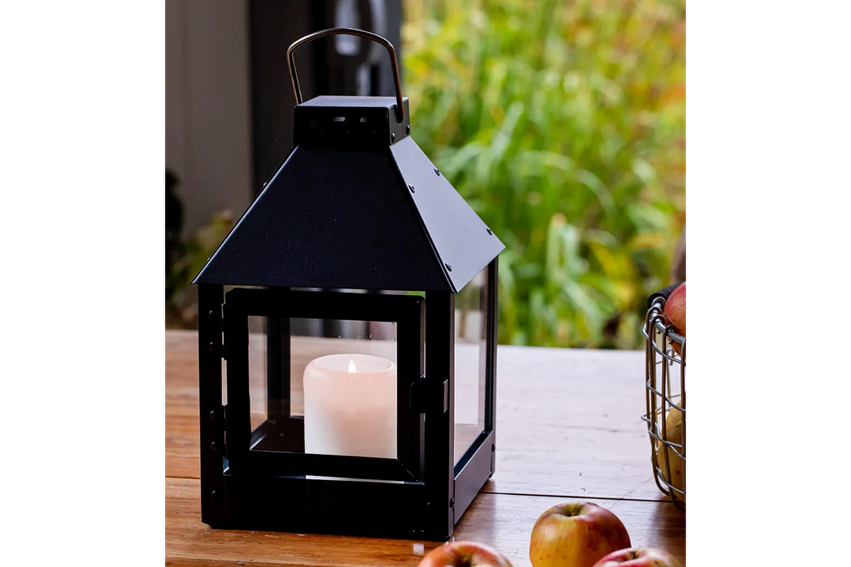 A2 living galvaniseret jern lanterne 17 x 27,5 cm