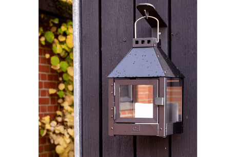 A2 living galvaniseret jern lanterne 17 x 27,5 cm