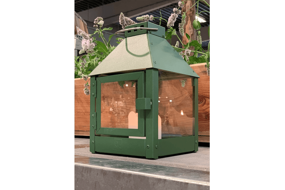 A2 living galvaniseret jern lanterne 17 x 27,5 cm