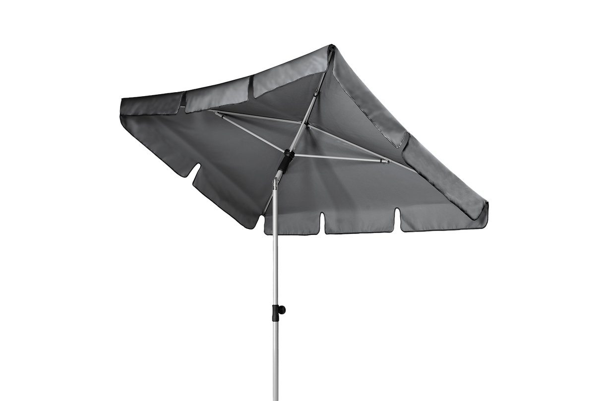 Active rektangulær parasol med knæk 180 x 120 cm