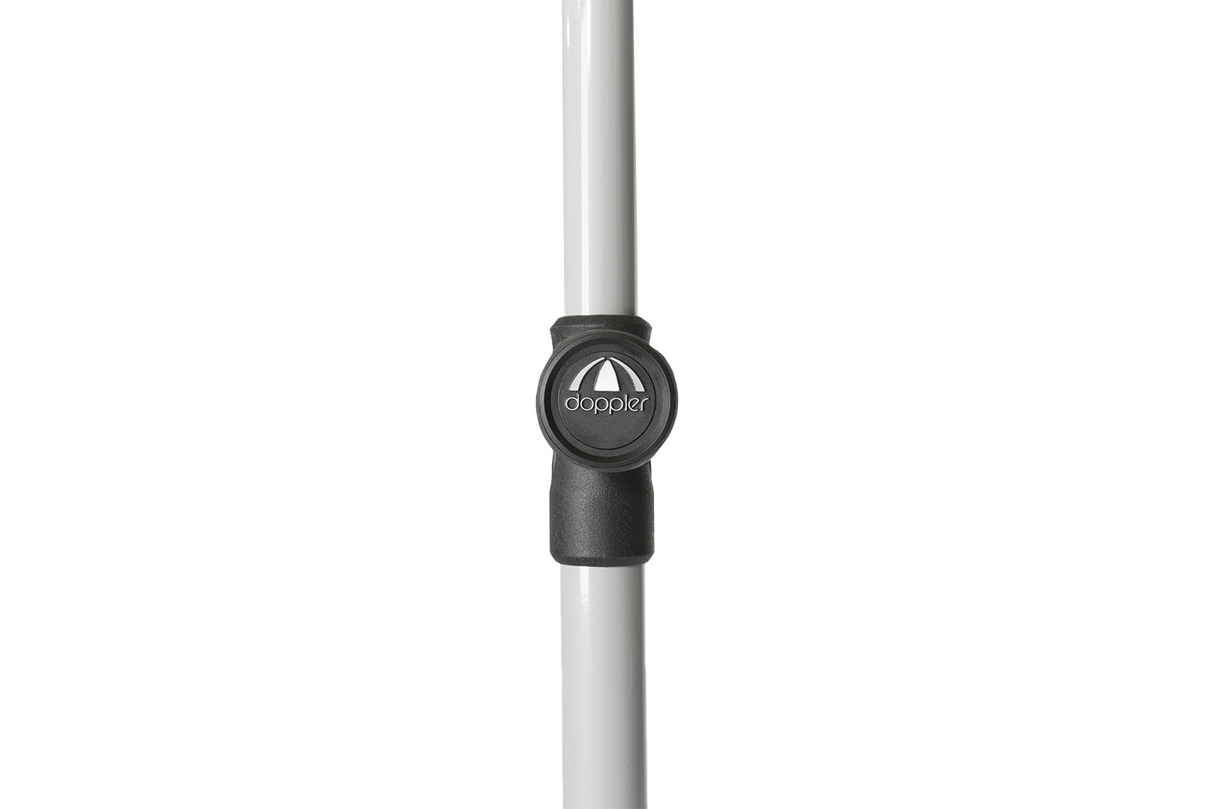 Active rektangulær parasol med knæk 180 x 120 cm