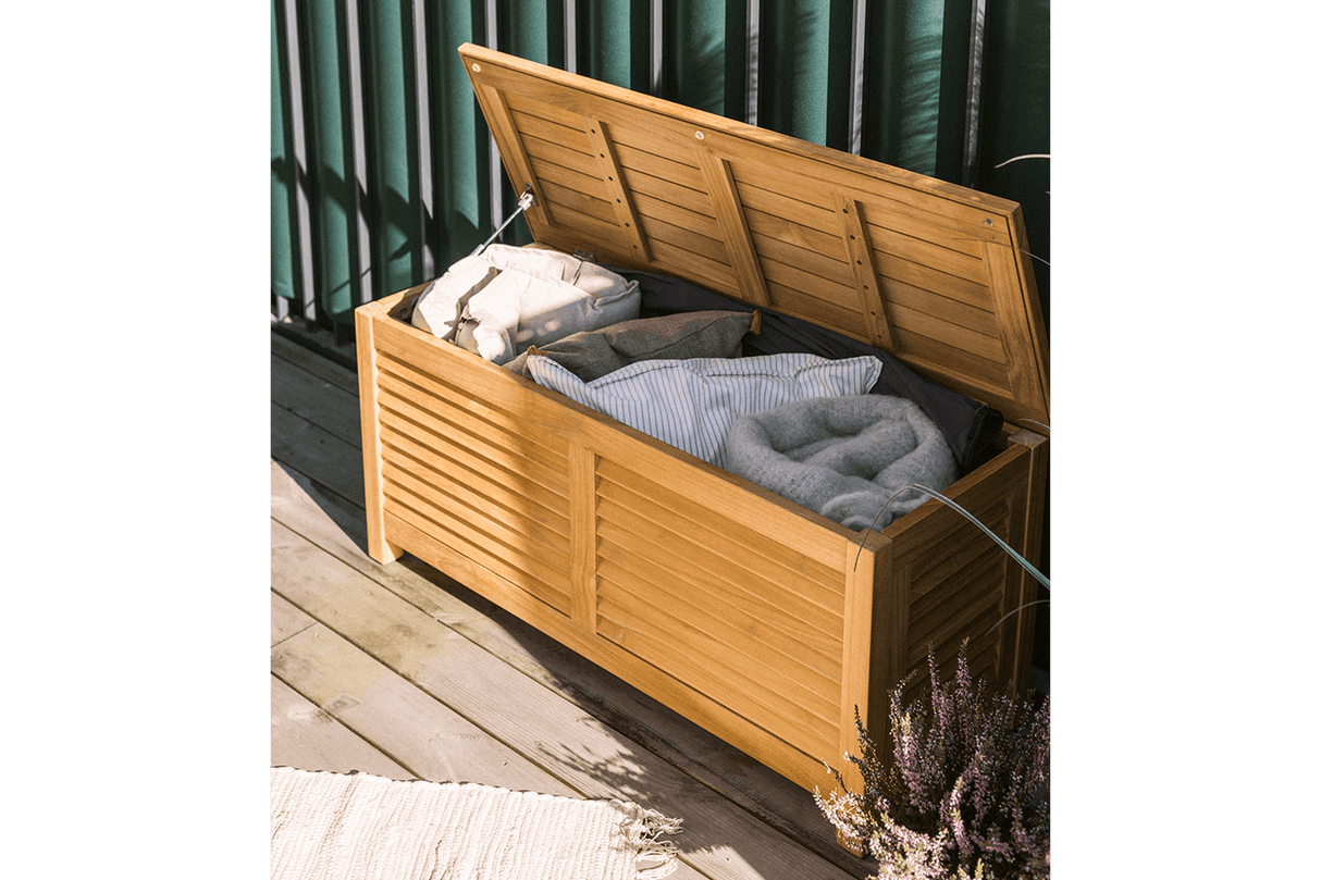Agnes teak opbevaringsbænk 100 cm