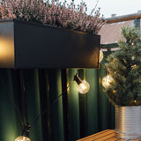 Liva sort altankasse med selvvanding 60 / 80 / 100 cm