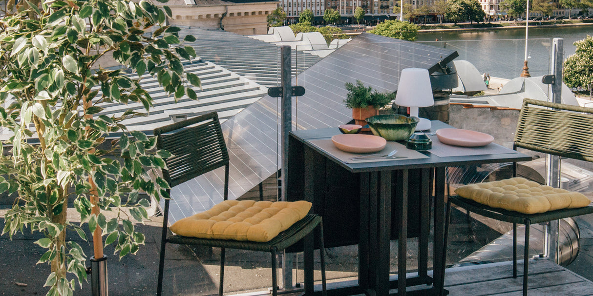 Alberte metal gateleg bord 130 x 70 cm