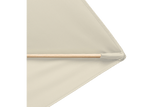 Alu wood ultra parasol med knæk 300 x 200 cm
