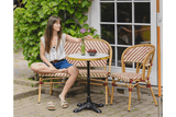 Claudine fransk flet cafébænk 108 cm