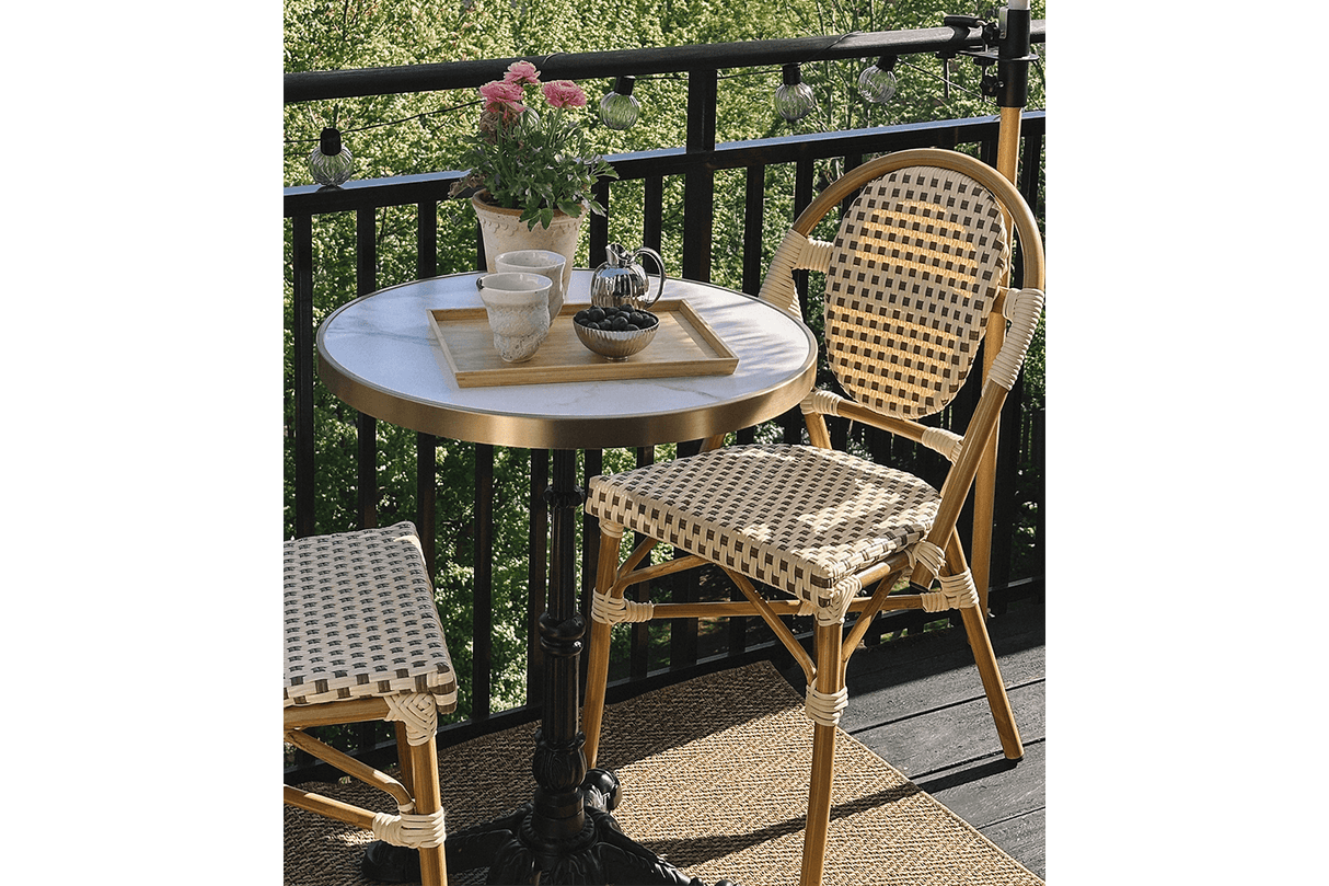 Madeleine sintered stone cafébord Ø60 cm