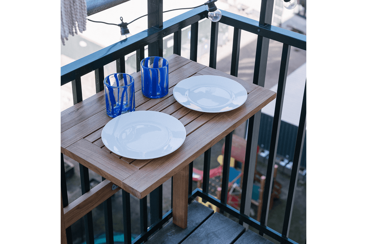 Evi teak klapbord 60 x 40 cm