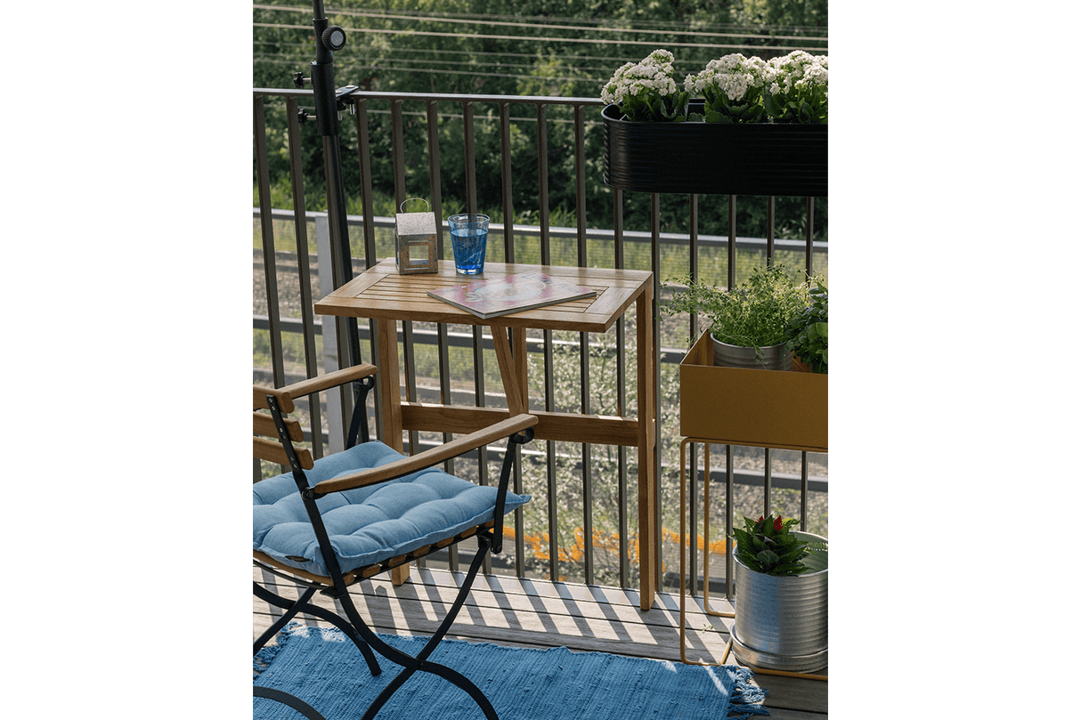 Evi teak klapbord 60 x 40 cm