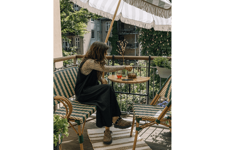 Galina teak hængebord 60 x 40 cm