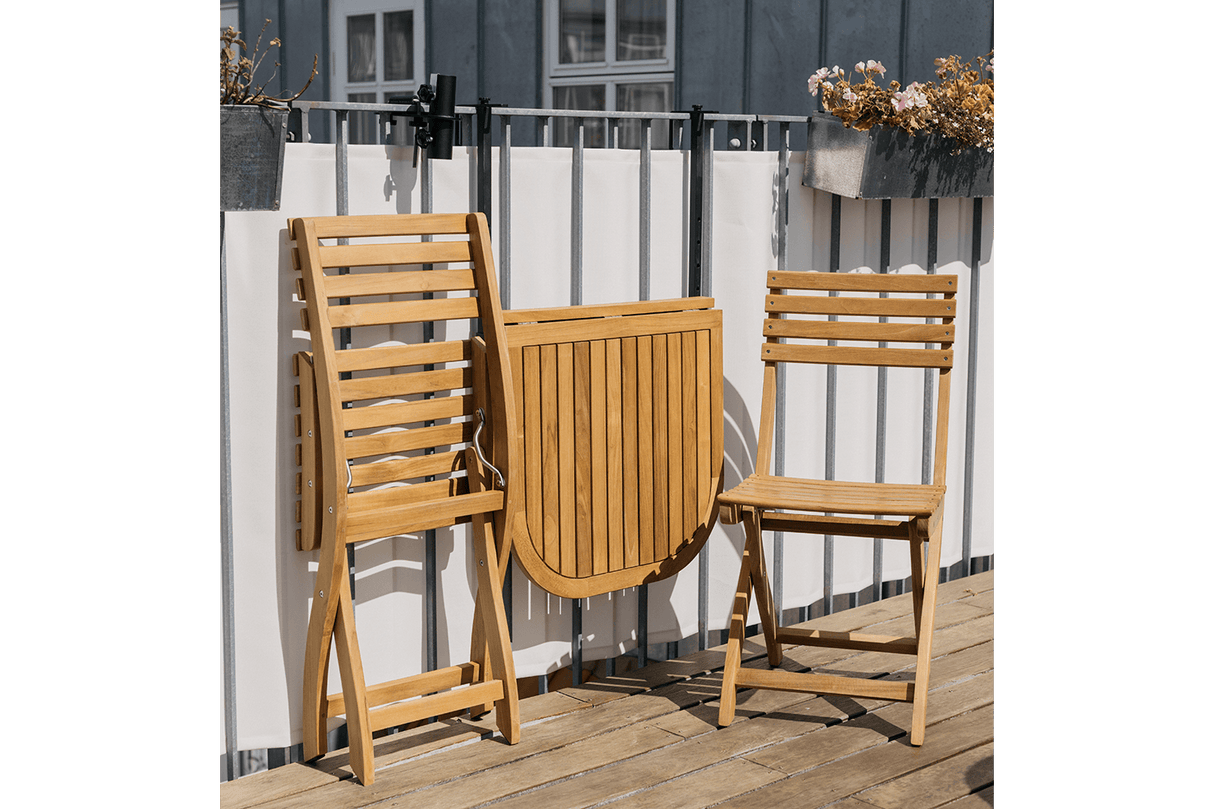 Ida teak hængebord 60 x 60 cm