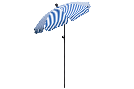 Jamila stribet parasol med knæk Ø130 cm