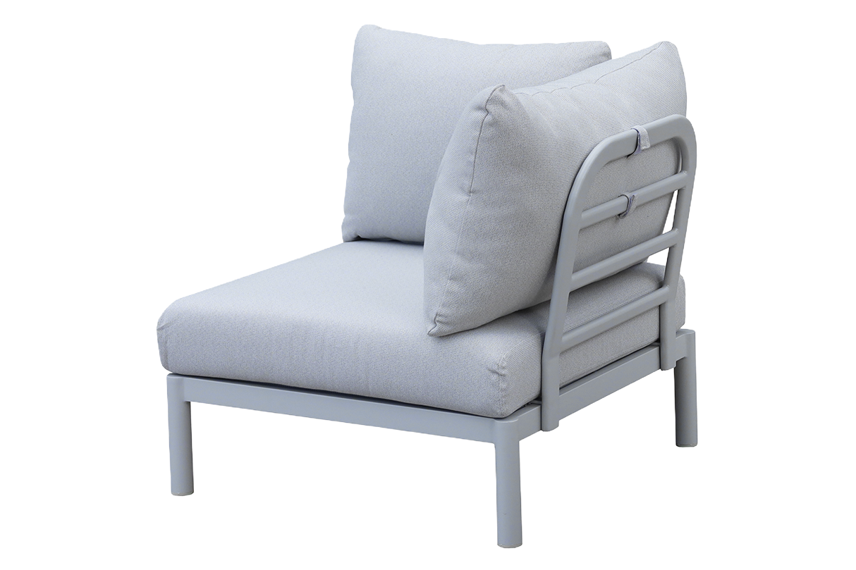Luna aluminium loungesofa - Hjørne