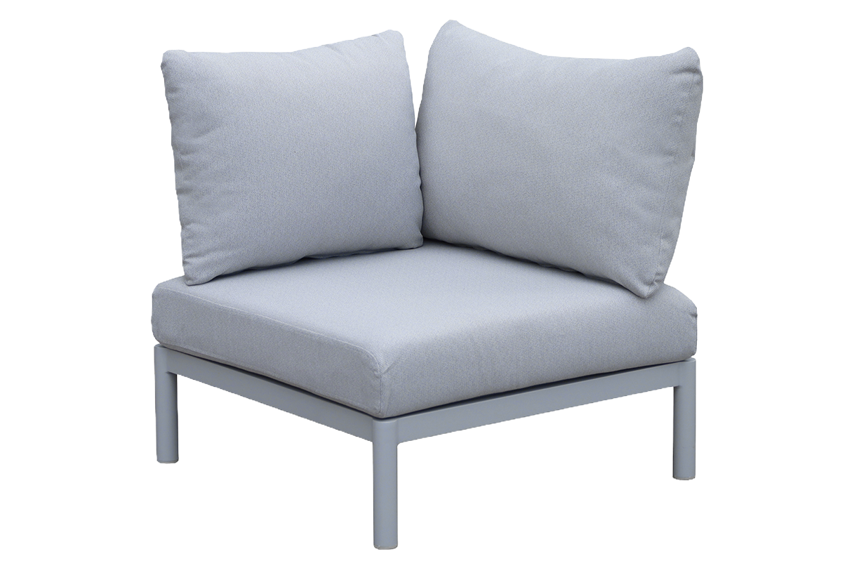 Luna aluminium loungesofa - Hjørne