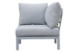Luna aluminium loungesofa - Hjørne