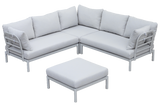 Luna aluminium loungesofa - Hjørne