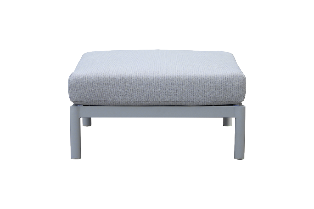 Luna aluminium lounge puf / bord