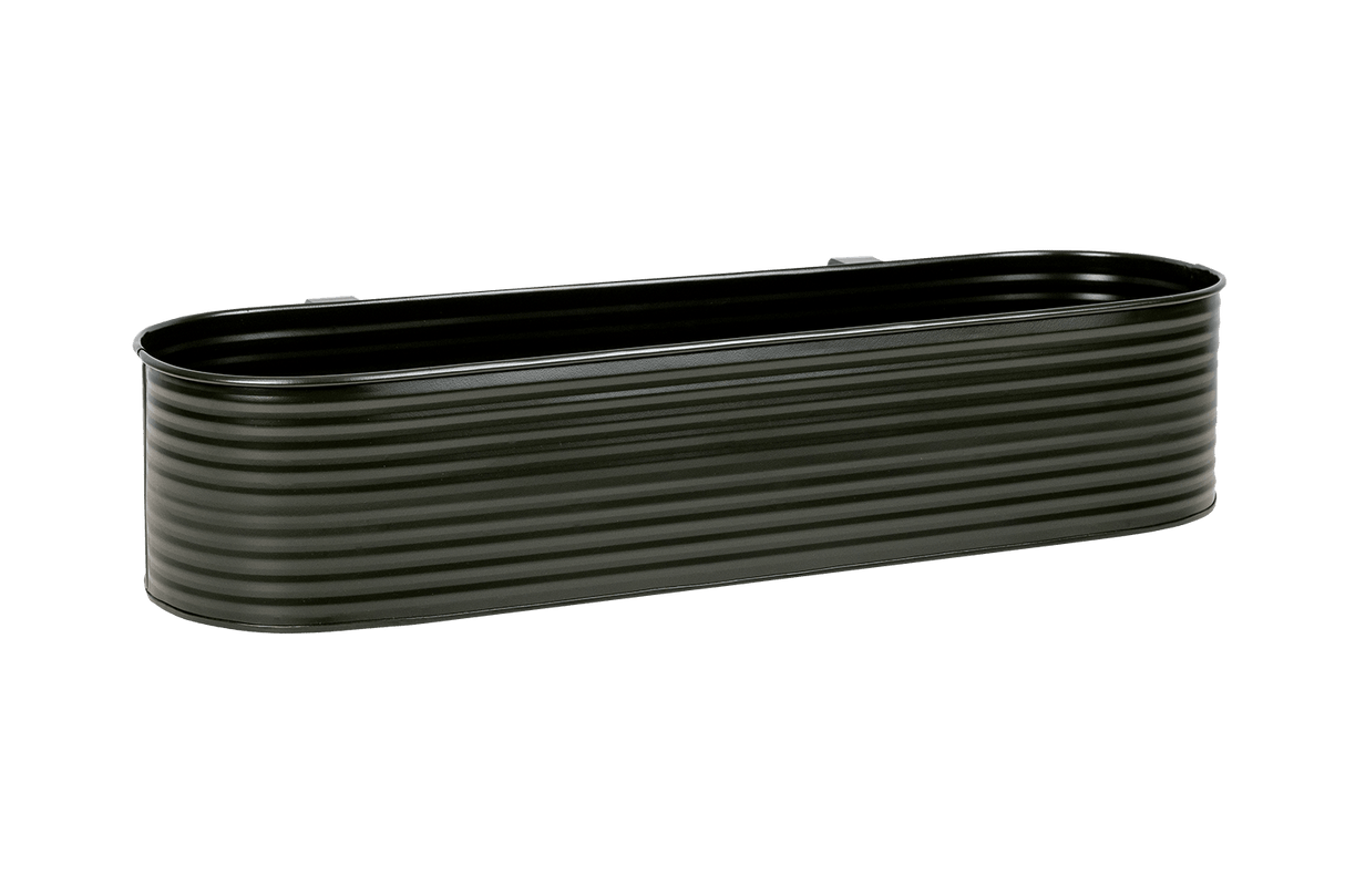 Olga mørkegrøn altankasse 60 cm