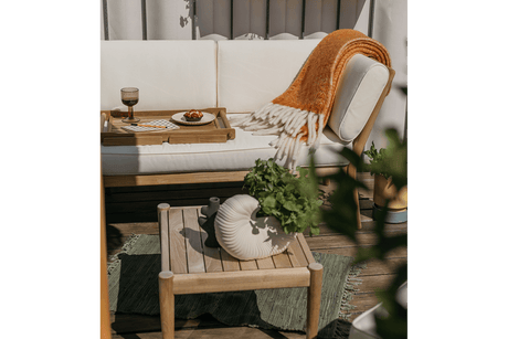 Sienna teak high back loungesofa - højre