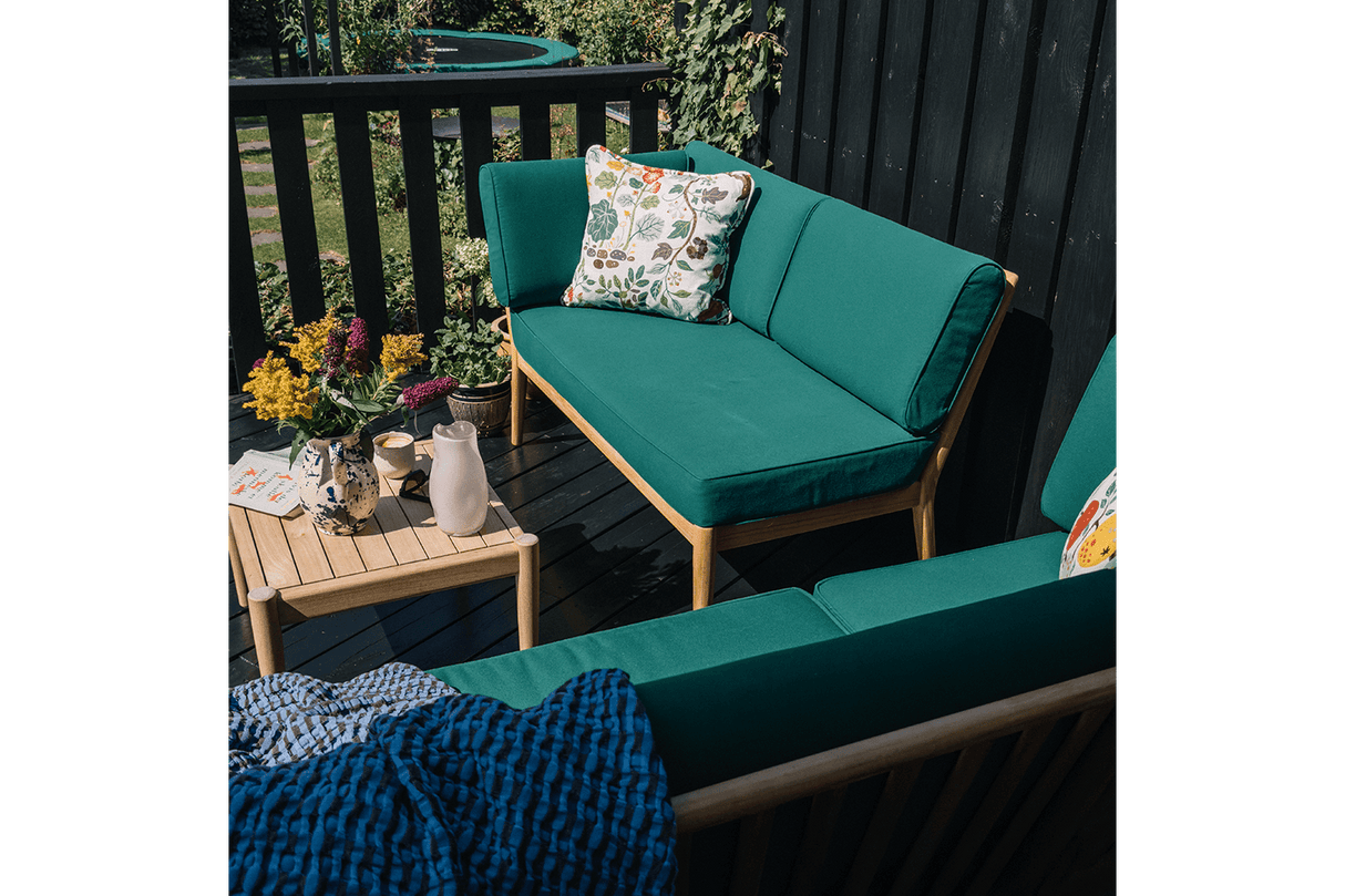 Sienna teak high back loungesofa - venstre