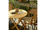 Delphine fransk flet caféstol
