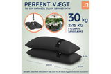 Baser sandposer 15 kg x 2