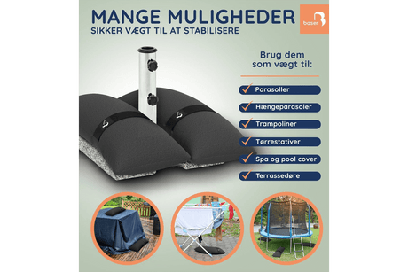 Baser sandposer 15 kg x 2