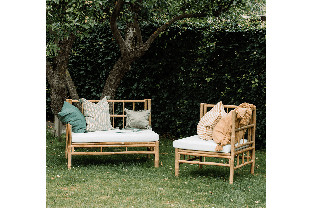 Beate bambus loungesofa - hjørne