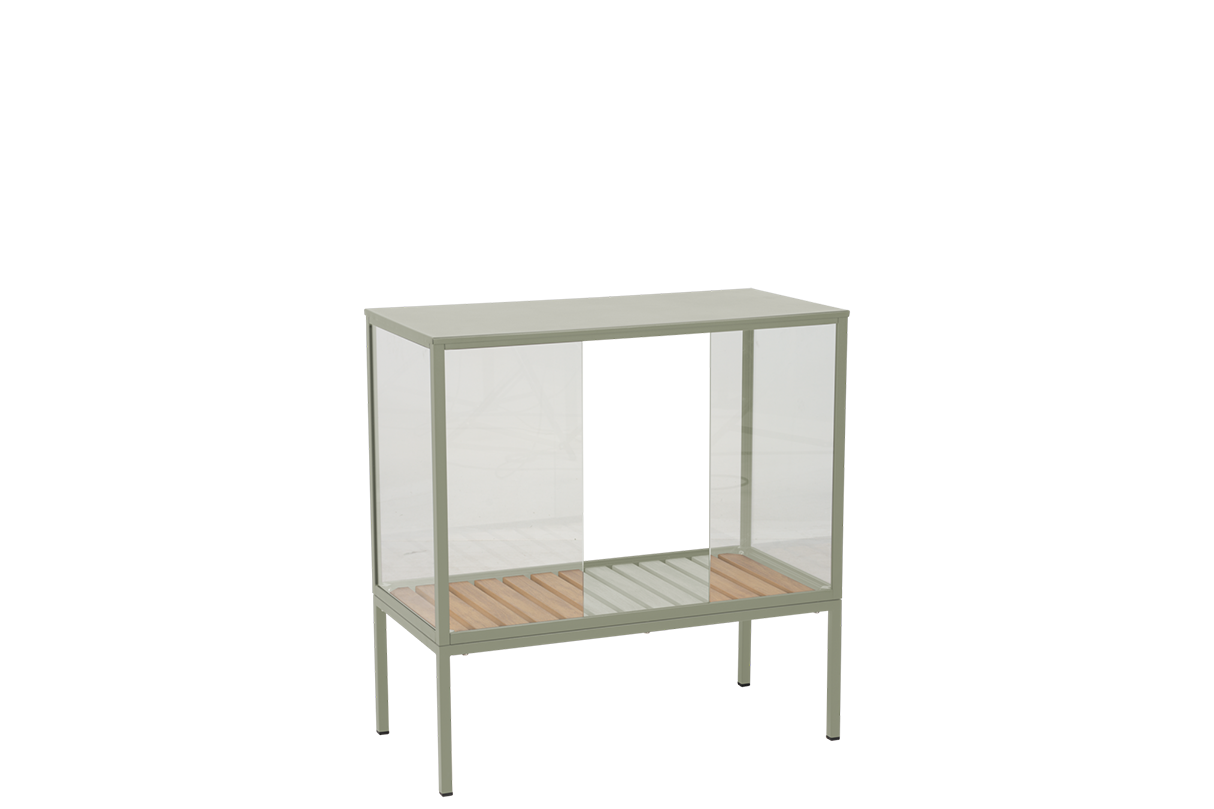 Drivhus med hylde til planter - lille