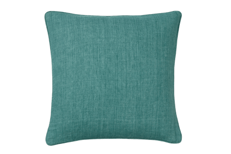 Luxury light linen pudetræk m.pyntekant 50 x 50 cm