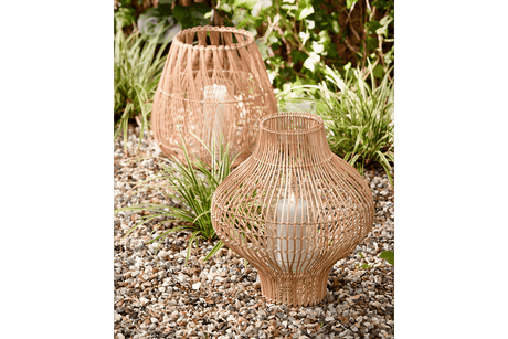 Sasha rattan lanterne