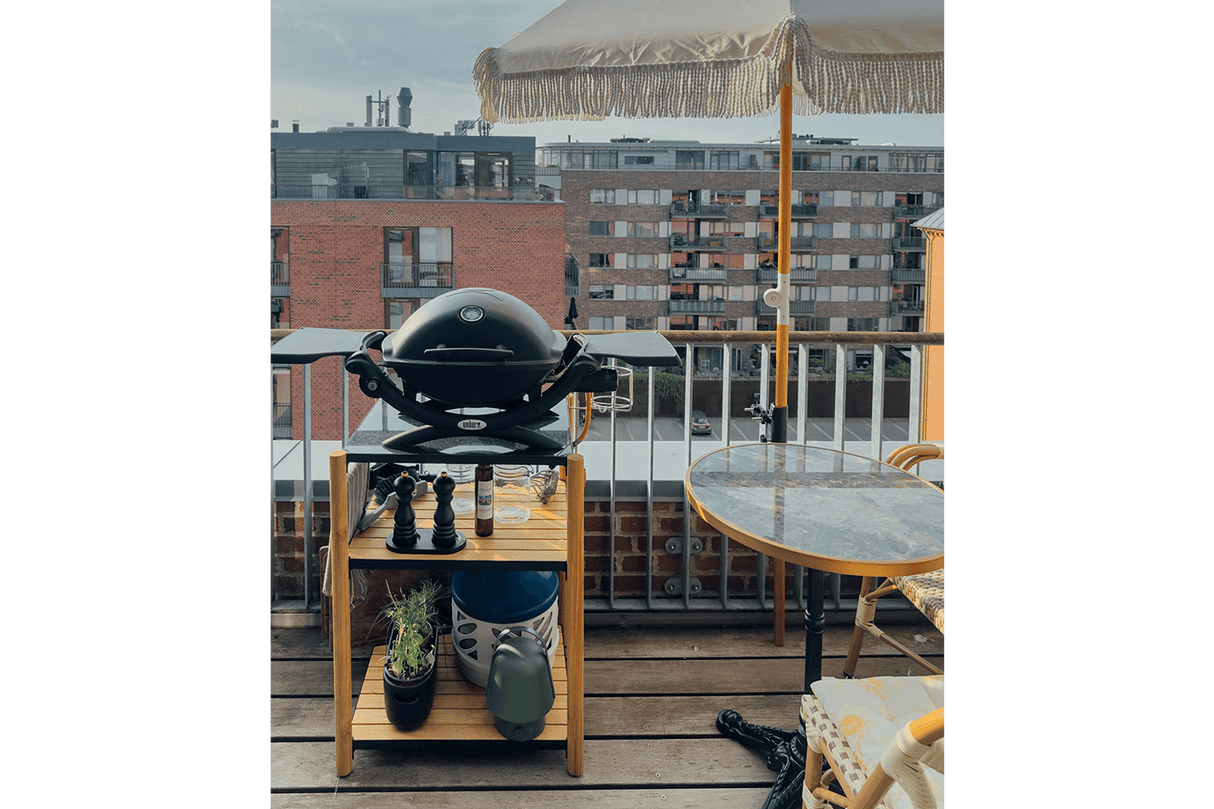 Dora teak grillbord med granitplade 60 x 50 cm