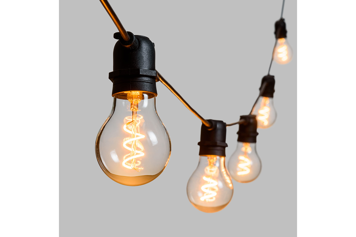 Festoon spiral lyskæde